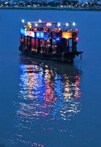 Sunset and dinner cruises on the Mekong river in Phnom Penh