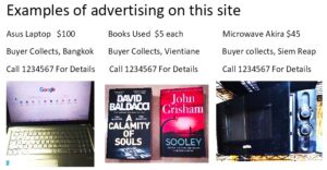 Free private advertising